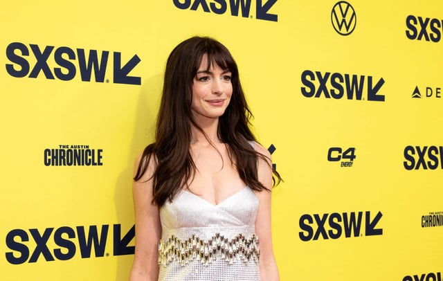 Anne Hathaway on March 16, 2024 in Austin, Texas. CREDIT: Getty/Photo by Rick Kern/WireImage