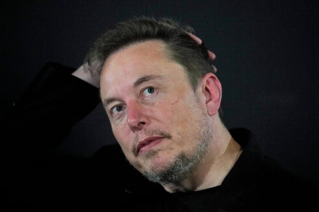 X owner Elon Musk, shown here last November. (AP Photo/Kirsty Wigglesworth)