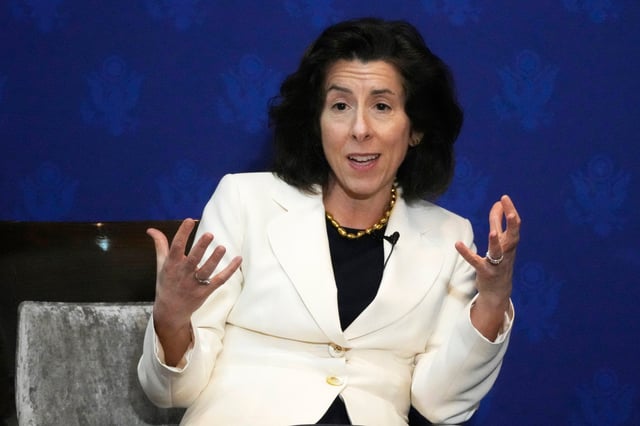 Commerce Secretary Gina Raimondo. Photo: AP