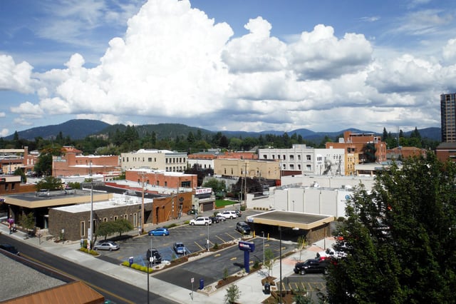 Downtown Coeur d'Alene, Idaho.