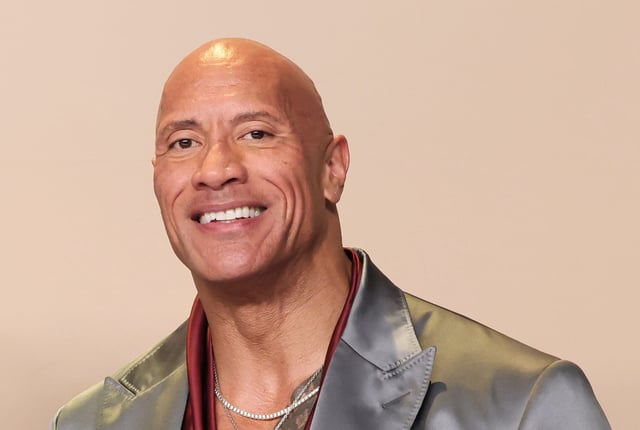 Dwayne "The Rock" Johnson poses during the 96th Annual Academy Awards at Ovation Hollywood on March 10, 2024 in Hollywood, California.