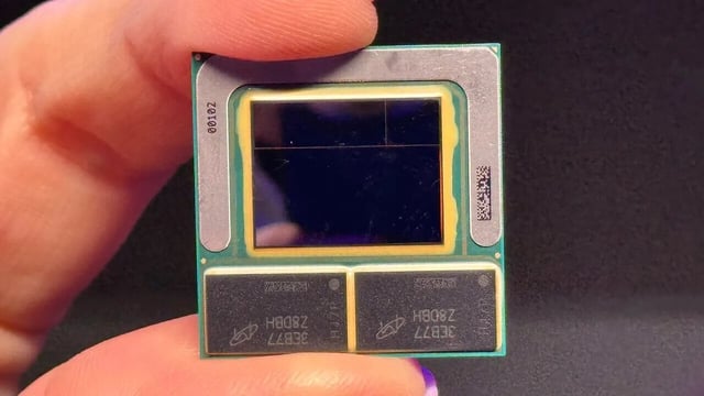 Intel CEO Pat Gelsinger shows off next-gen Lunar Lake CPU at Vision 2024 event, says it will feature 100+ TOPs of AI performance, 45 TOPS from NPU alone.