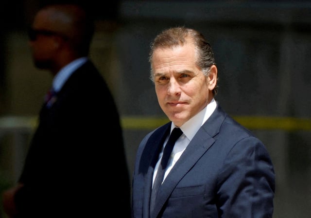 Hunter Biden departs federal court in Wilmington, Delaware, in July 2023. 