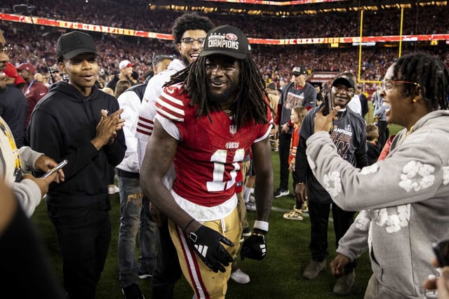Brandon Aiyuk’s offseason contract drama hasn’t included a trade request, his agent says, although the wide receiver has unfollowed the 49ers’ social media accounts.