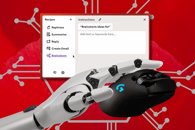 Some existing Logitech mouse users will be able to access the AI function