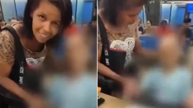 Brazilian Woman Wheeling Corpse Into Bank Video / Tio Paulo No Banco