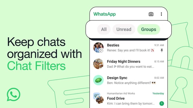 Chat Filters will make managing your WhatsApp inbox a lot easier.