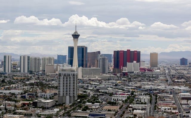 View of the Las Vegas strip on Sept. 10, 2022.