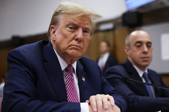 Trump in court on day 4