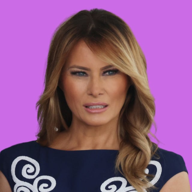 Melania Trump is pictured on September 15, 2020 in Washington, D.C. The former first lady has been criticized for a new Mother's Day necklace advertised on her website.