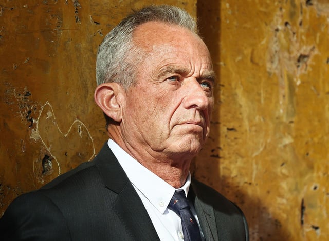 Independent presidential candidate Robert F. Kennedy Jr. attends an event in Los Angeles on March 30, 2024.