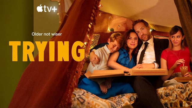 The season 4 trailer for comedy "Trying" is out. The kids are getting older.