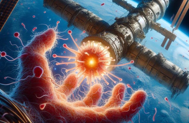 NASA has confirmed the International Space Station is home to drug-resistant bacteria that has mutated and separated itself from its Earth counterparts.