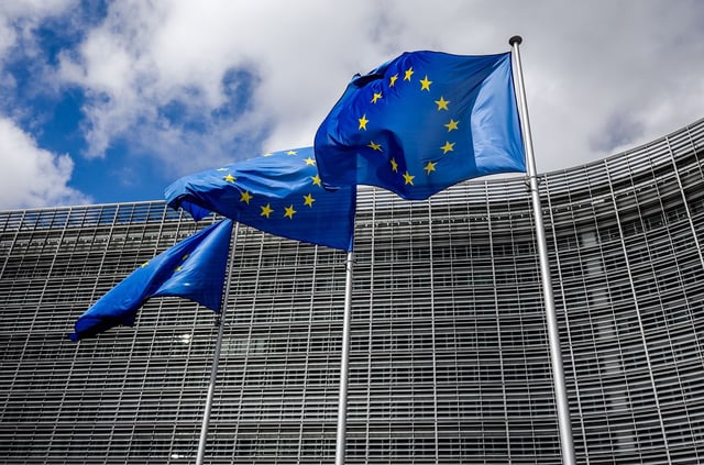 View of the European Commission and the European Quarter, Brussels on August 9, 2019. (Photo by Alberto Pezzali/NurPhoto via Getty Images)