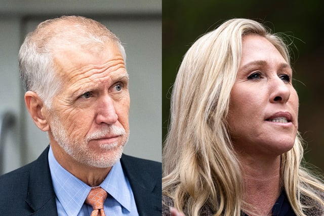 Thom Tillis; Marjorie Taylor Greene.