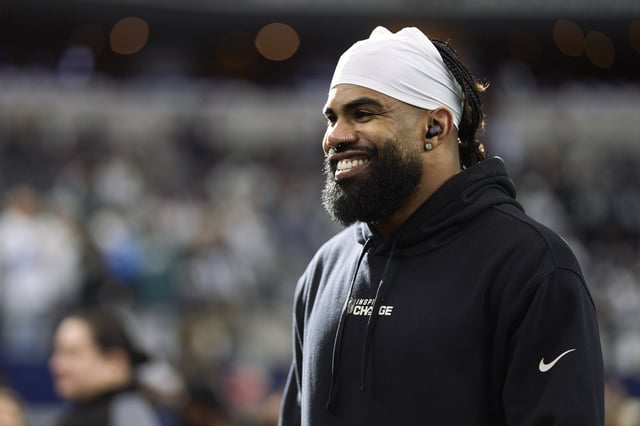Former Dallas running back Ezekiel Elliott