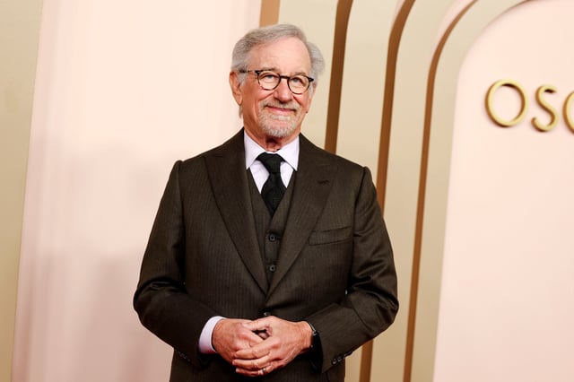 Steven Spielberg in Beverly Hills , CA, on Feb. 12, 2024.