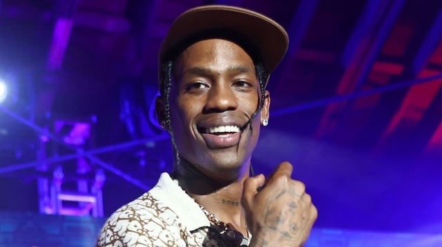 Travis Scott performs onstage during the “Players Party” co-hosted by Michael Rubin, MLBPA and Fanatics at City Market Social House on July 18, 2022 in Los Angeles, California.