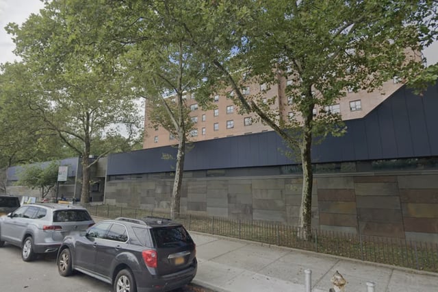 The building on Staten Island where police say an infant was found dead.