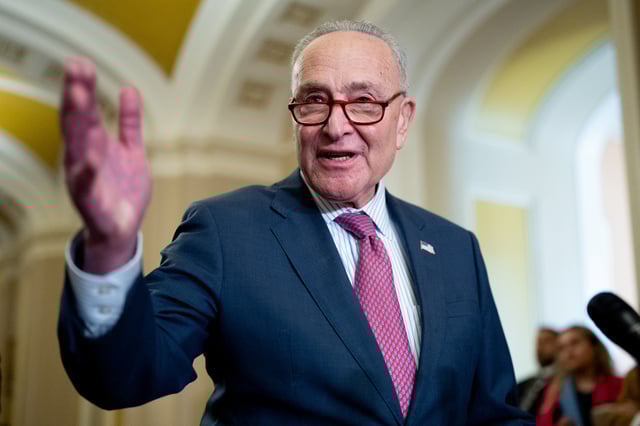 Senate Majority Leader Chuck Schumer
