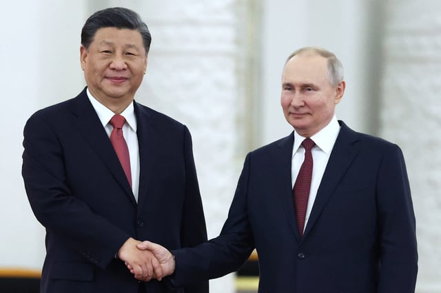 Xi Jinping Meets With Vladimir Putin