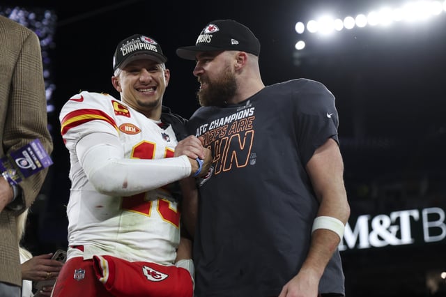 Travis Kelce Patrick Mahomes