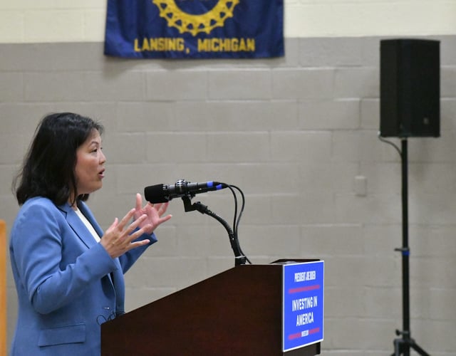 U.S. Labor Secretary Julie Su says the job market remains strong even as hiring has slowed.