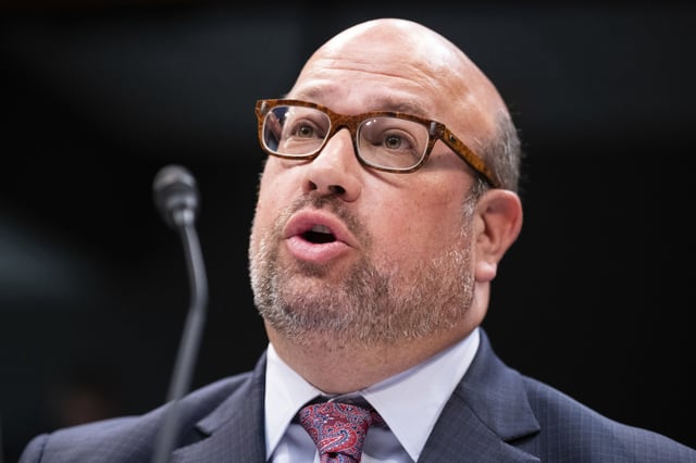 Charles Spies, a member of Dickinson Wright, PLLC, testifies during the House Administration Committee and House Oversight and Accountability Committee joint hearing titled "American Confidence in Elections: The Path to Election Integrity in the District of Columbia," in the Capitol Visitor Center on June 7, 2023.