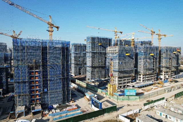 Mainland Chinese markets rose as they returned from a break, helped by hopes for government support for the property sector and economy
