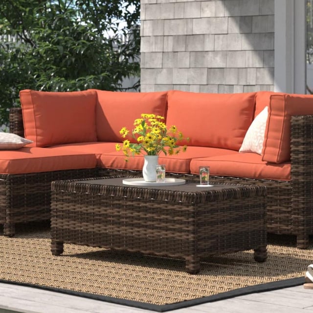From outdoor wicker couches to indoor velvet couches, there's a way to upgrade for everyone.