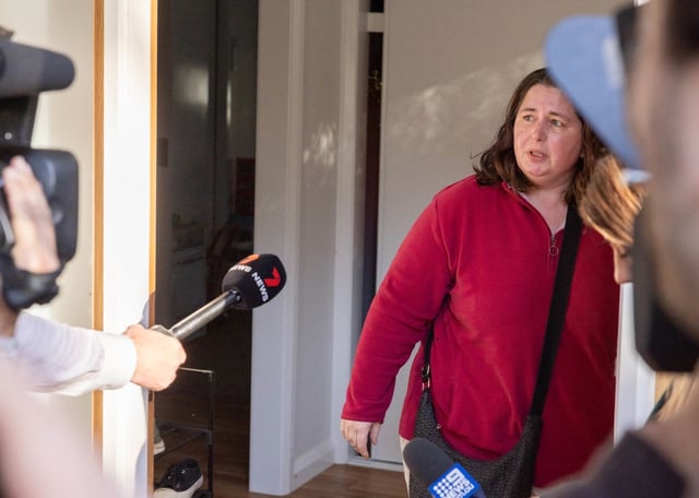 Erin Patterson at her home in Leongatha, Victoria, on August 8, 2023.