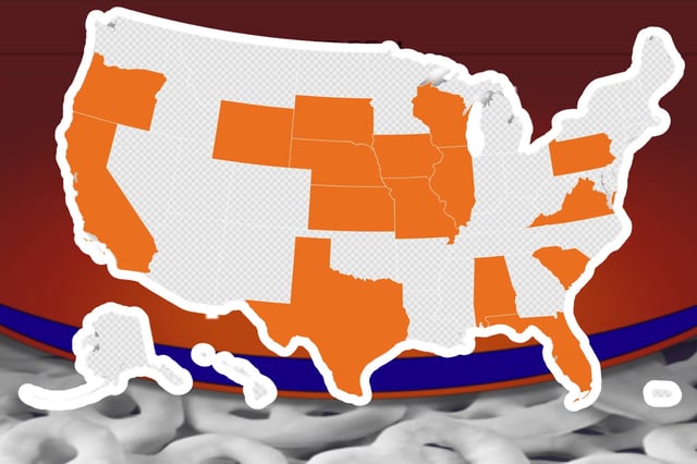 Candy recall map
