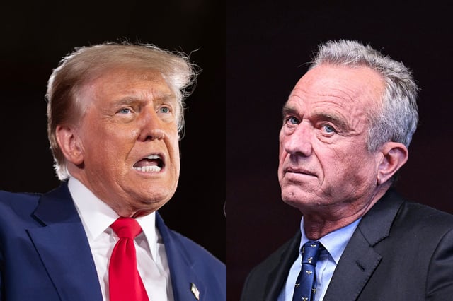 Donald Trump and Robert F. Kennedy Jr.