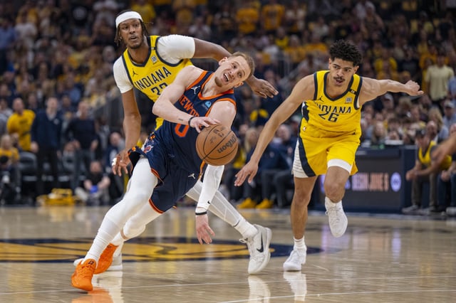 Will the New York Knicks beat the Indiana Pacers in Game 5 of their NBA Playoffs series? NBA picks, predictions and odds weigh in on Tuesday's game.