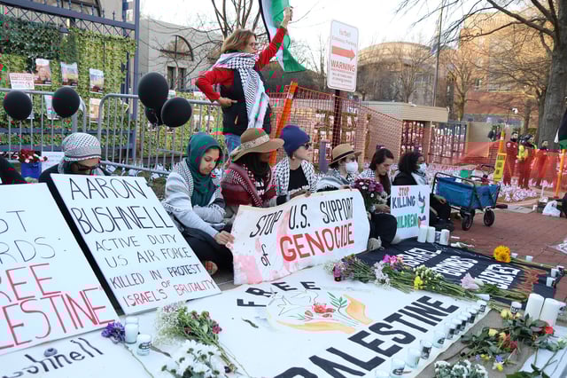 Pro-Hamas demonstrators