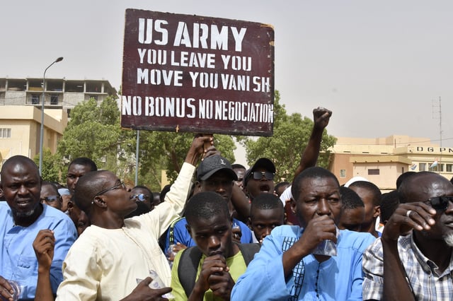 Anti-US protest in Niger