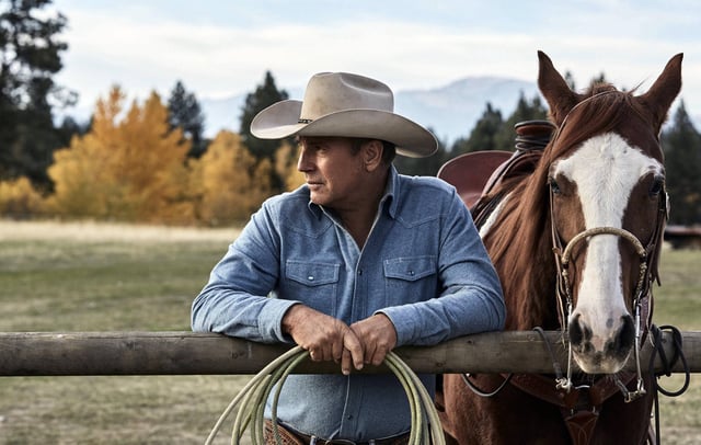 'Kevin Costner in 'Yellowstone'. CREDIT: Paramount/TCD/Prod.DB/Alamy