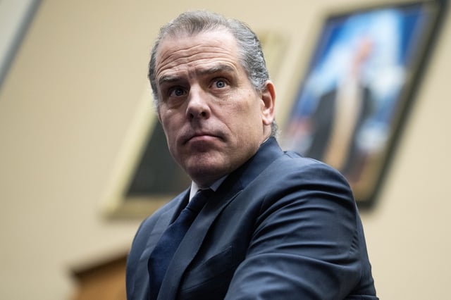 Hunter Biden at the Capitol on Jan. 10, 2024. 