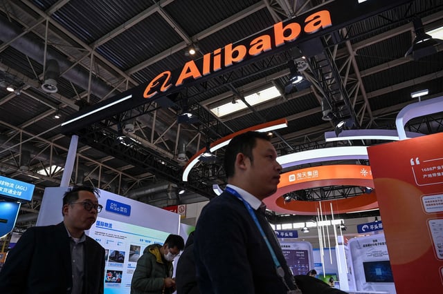 Alibaba is China's top e-commerce firm by market value.