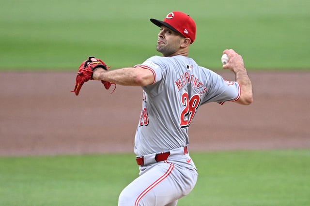 Nick Martinez pitched five scoreless innings Thursday as the Reds' bullpen day produced eight shutout innings  before allowing two runs in the bottom of the ninth.