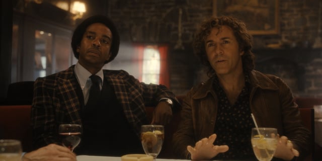 André Holland and Alessandro Nivola in "The Big Cigar."