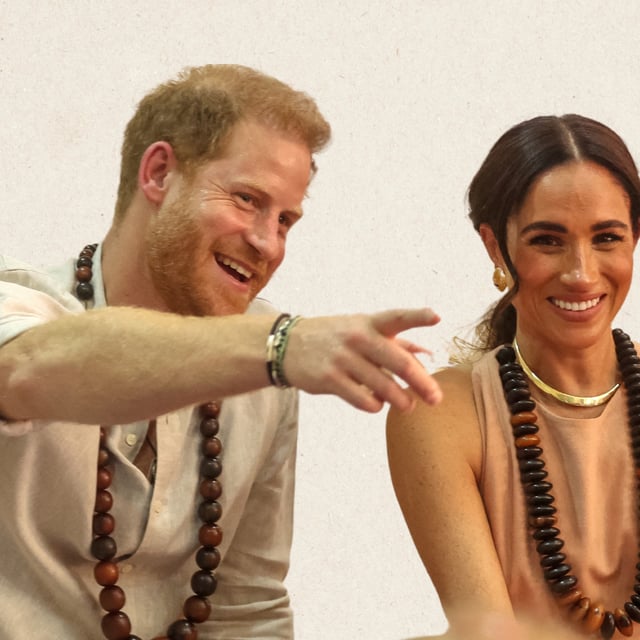 Prince Harry and Meghan Markle photographed in Abuja, Nigeria, May 10, 2024. The couple's visit to the country has been seen as a PR success, "The Royal Report" has heard.