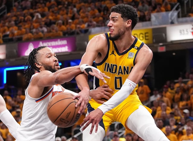 Will the Indiana Pacers or New York Knicks win Game 7 of their NBA Playoffs series? NBA picks, predictions and odds weigh in on Sunday's game.