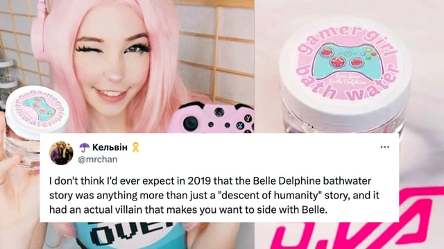 Belle Delphine Finally Receives The $90,000 She Made Selling Her Bathwater, Ending America's National Nightmare 
