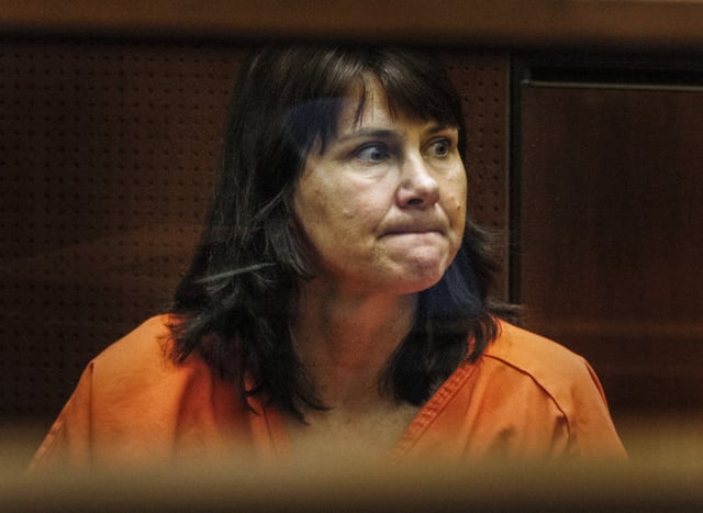Veteran LAPD detective Stephanie Lazarus, appears at the Criminal Justice Center for her arraignment on murder charges on June 9, 2009 in Los Angeles.