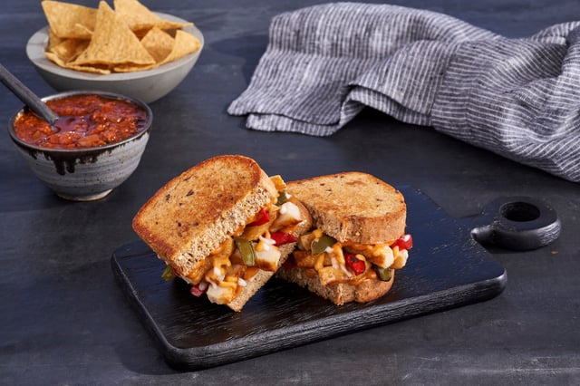 Nestlé's Sandwich Melts Southwest Chicken Fajita is part of its new Vital Pursuit brand designed to support GLP-1 users.