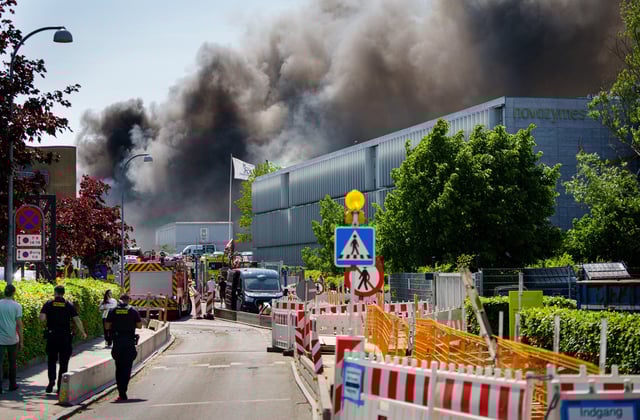 Fire at Denmark Pharmaceutical Company
