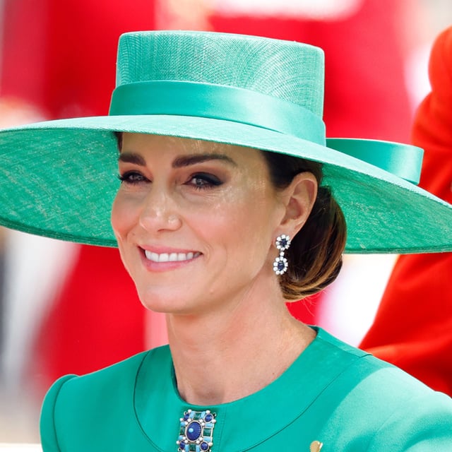 Princess Kate photographed attending Trooping the Colour in London, June 17, 2023. The royal's presence at this years event would be highly anticipated as she continues her absence from public life following a cancer diagnosis.