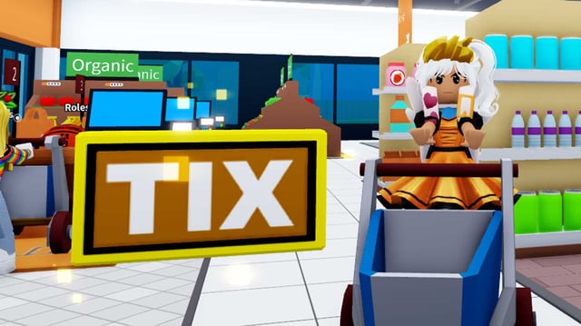 The second Tix in Livetopia during the Roblox the Classic event.