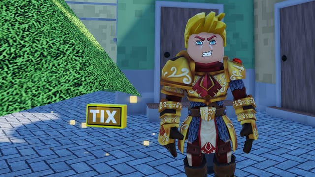 A Tix in Tower Defense Simulator on Roblox during The Classic event.